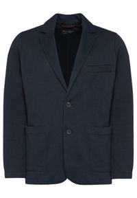 Marc O'Polo Marynarka 528 4051 57036 Granatowy Slim Fit. Typ kołnierza: polo. Kolor: niebieski. Materiał: bawełna