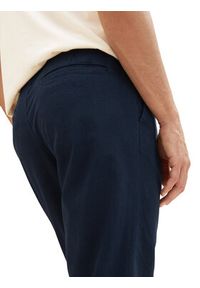 Tom Tailor Spodnie materiałowe 1035045 Granatowy Regular Fit. Kolor: niebieski. Materiał: bawełna #4