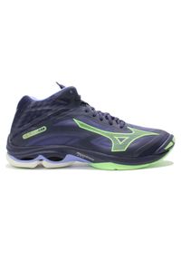 Buty halowe Mizuno Wave Lightning Z7 Mid. Kolor: niebieski. Model: Mizuno Wave