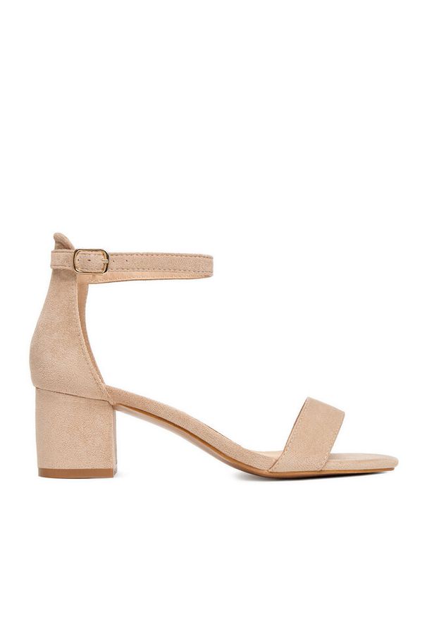 Sandały DeeZee. Kolor: beżowy