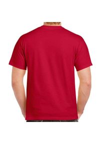 GILDAN - Ultra Bawełniana Koszulka Unisex Dla Dorosłych. Kolor: czerwony. Materiał: bawełna