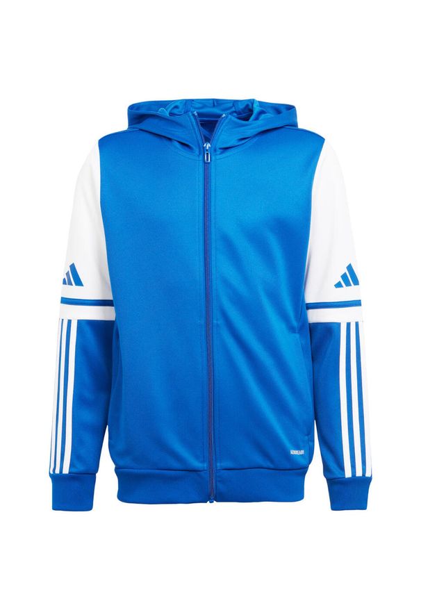 Adidas - Bluza dla dzieci adidas Squadra 25 Hoody. Kolor: biały, wielokolorowy, niebieski. Sport: fitness
