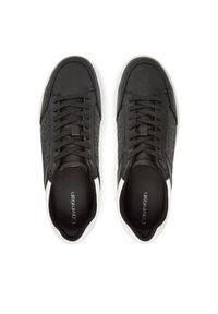 Calvin Klein Sneakersy Clean Cup Low Laceup Mono HM0HM01899 Czarny. Kolor: czarny. Materiał: skóra #3