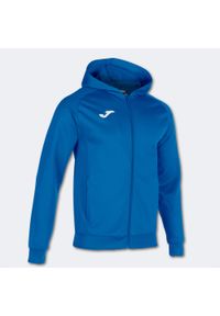 Kurtka z kapturem Joma Menphis. Typ kołnierza: kaptur. Kolor: niebieski. Materiał: prążkowany. Sport: piłka nożna #1