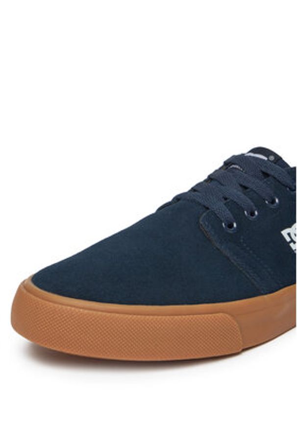 DC Sneakersy SS25-3C015 Granatowy. Kolor: niebieski. Materiał: zamsz, skóra