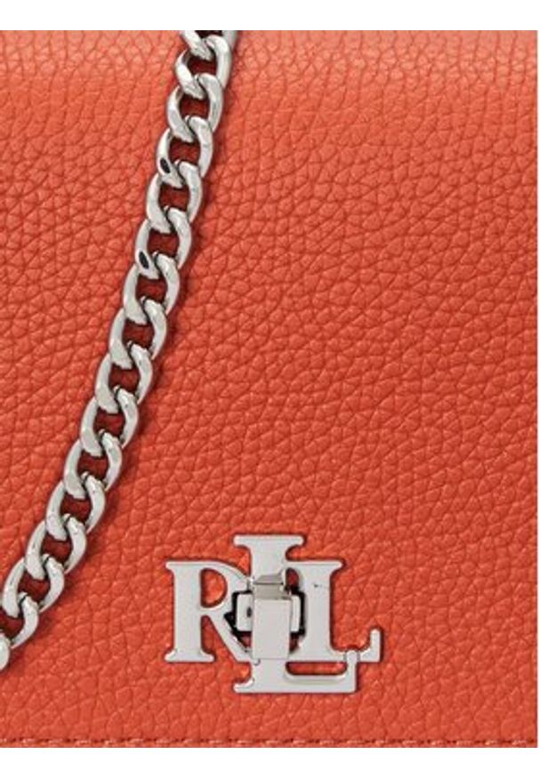Lauren Ralph Lauren - LAUREN RALPH LAUREN Torebka 432942073009 Pomarańczowy. Kolor: pomarańczowy. Materiał: skórzane