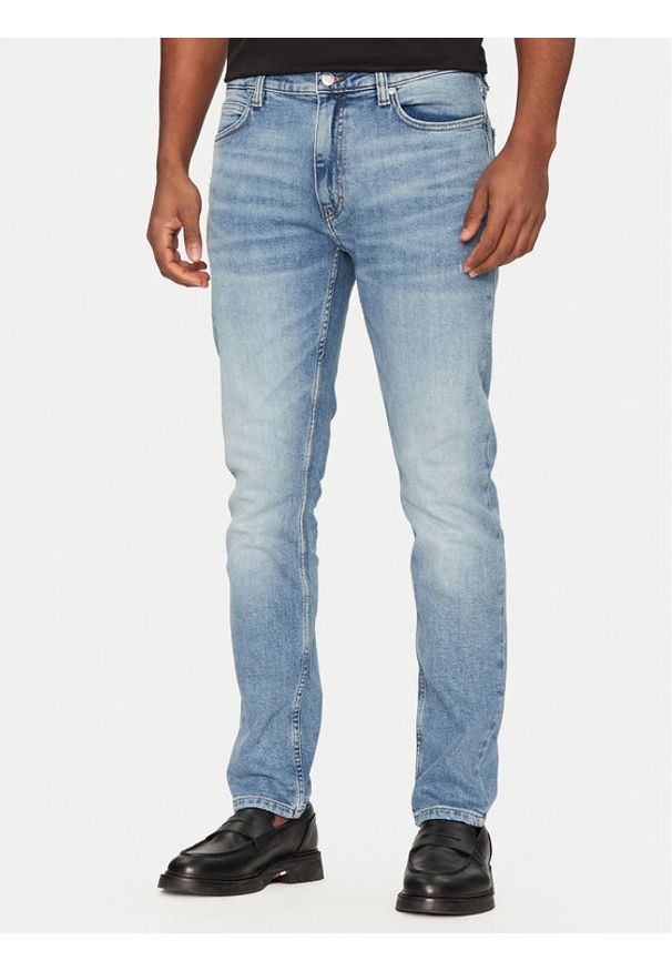 Hugo - HUGO Jeansy 50537685 Niebieski Slim Fit. Kolor: niebieski