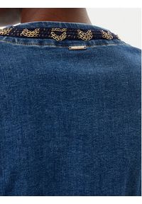 Liu Jo Kurtka jeansowa UA5135 D4448 Niebieski Regular Fit. Kolor: niebieski. Materiał: bawełna #4