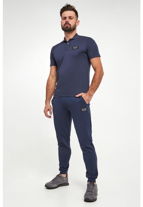 EA7 Emporio Armani - Polo męskie EA7 EMPORIO ARMANI. Typ kołnierza: polo