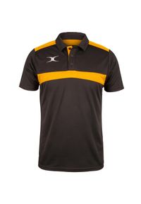 GILBERT - Dziecięca koszulka polo Gilbert Photon. Typ kołnierza: polo. Kolor: wielokolorowy, żółty, czarny, brązowy. Styl: młodzieżowy #1