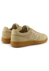Buty unisex New Balance Numeric UN480TSG – beżowe. Kolor: beżowy. Materiał: materiał, zamsz, syntetyk, guma, skóra. Szerokość cholewki: normalna. Wzór: nadruk. Sport: bieganie #4