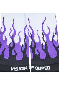 Vision Of Super Skarpety wysokie unisex VSA00159CZ Biały. Kolor: biały. Materiał: materiał