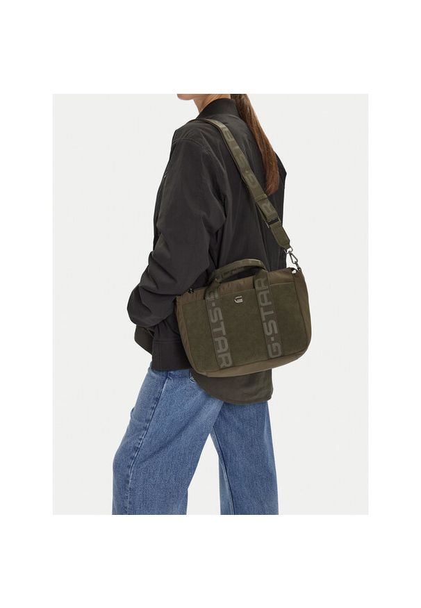 G-Star RAW - Torba G-Star Raw. Kolor: brązowy