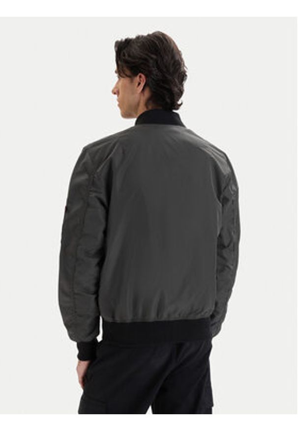 Alpha Industries Kurtka bomber MA-1 TTC Two Tone 126101 Szary Regular Fit. Kolor: szary. Materiał: syntetyk