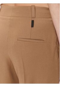 Hugo Spodnie materiałowe Hulana 50502582 Brązowy Regular Fit. Kolor: brązowy. Materiał: materiał, wełna #3