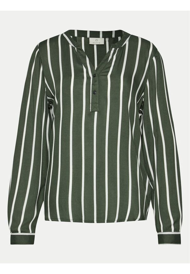 Kaffe Bluzka Stridy 10504279 Zielony Regular Fit. Kolor: zielony. Materiał: wiskoza