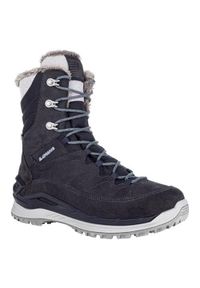 Buty trekkingowe damskie Lowa Calceta Evo Gtx. Wysokość cholewki: za kostkę. Zapięcie: sznurówki. Kolor: czarny. Materiał: zamsz, materiał, syntetyk. Szerokość cholewki: normalna