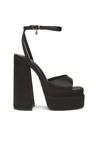 DeeZee Sandały ZALE3543-1A Czarny. Kolor: czarny. Materiał: materiał