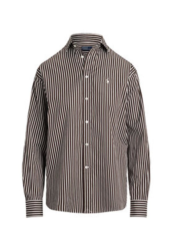 Polo Ralph Lauren Koszula 211910743031 Brązowy Regular Fit. Typ kołnierza: polo. Kolor: brązowy. Materiał: bawełna