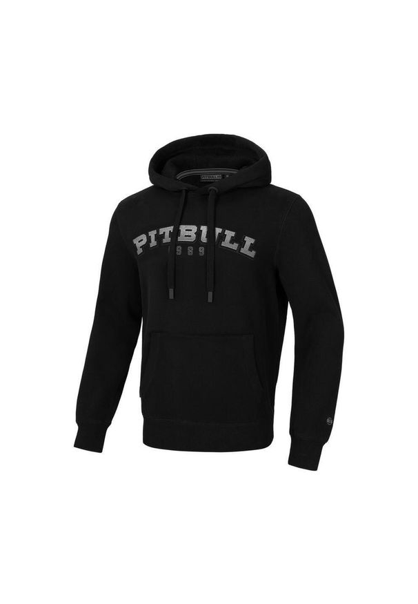 PITBULL - Bluza męska Pitbull z kapturem Born In 1989. Typ kołnierza: kaptur. Kolor: czarny. Sport: fitness