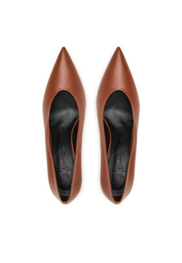 Weekend Max Mara Czółenka Nievo 25255260956 Brązowy. Kolor: brązowy. Materiał: skóra