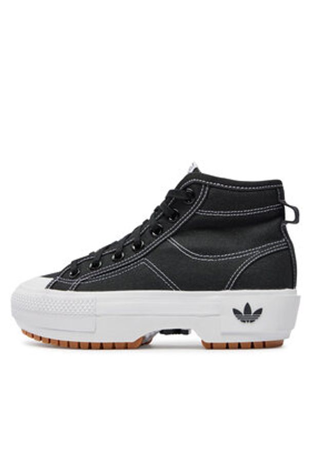 Adidas - adidas Sneakersy Nizza Trek W GZ8857 Czarny. Kolor: czarny. Materiał: materiał