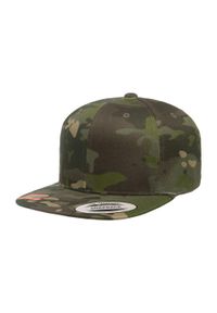 FLEXFIT - YP Classics Camo Snapback Cap. Kolor: brązowy, zielony, wielokolorowy