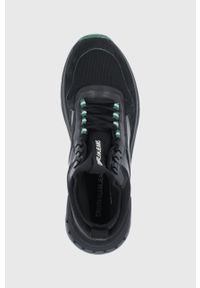 Calvin Klein Jeans Buty kolor czarny. Nosek buta: okrągły. Zapięcie: sznurówki. Kolor: czarny. Materiał: guma