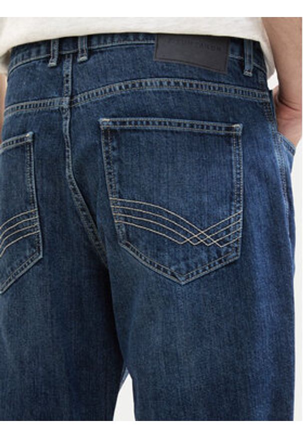 Tom Tailor Szorty jeansowe 1040194 Granatowy Regular Fit. Kolor: niebieski. Materiał: bawełna