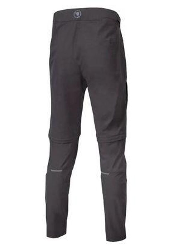 ENDURA - Spodnie rowerowe męskie Endura GV500 Zip Off. Kolor: czarny