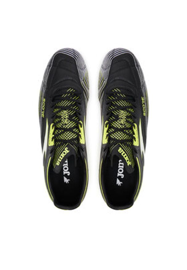 Joma Buty do piłki nożnej Score 2501 SCOS2501FG Czarny. Kolor: czarny. Materiał: skóra
