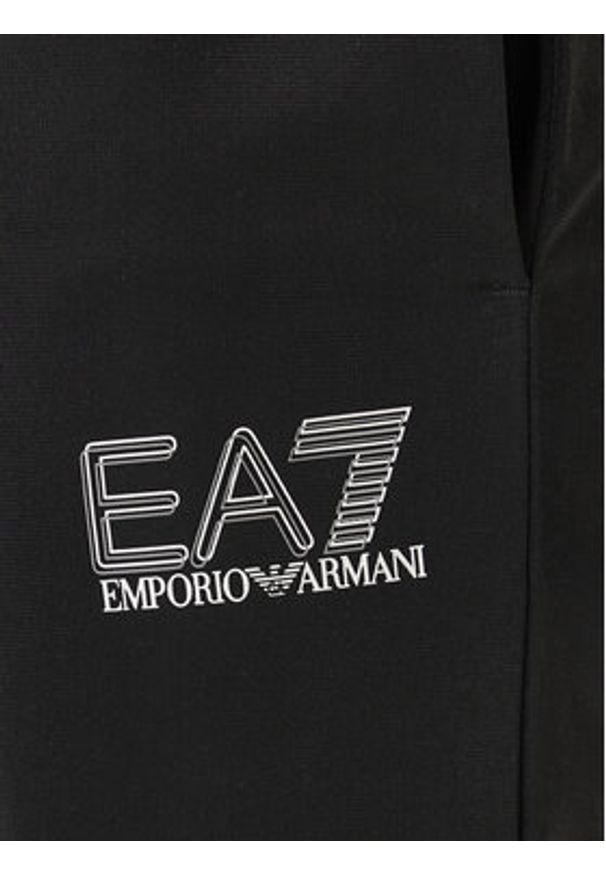 EA7 Emporio Armani Dres 7M001320 AF12449 Czarny Regular Fit. Kolor: czarny. Materiał: syntetyk