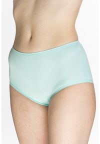 MEWA Lingerie - Figi Damskie Eliza Wciągana Gumka. Stan: podwyższony. Materiał: jedwab, wiskoza, materiał, poliamid. Wzór: gładki