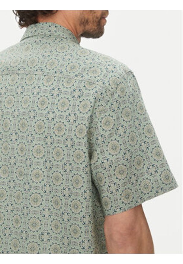 Selected Homme Koszula New Linen 16079053 Zielony Regular Fit. Kolor: zielony. Materiał: bawełna