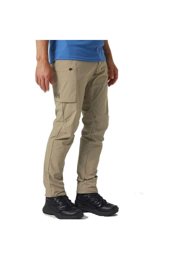 Spodnie turystyczne męskie Helly Hansen Brono Softshell Pant. Kolor: beżowy. Materiał: softshell