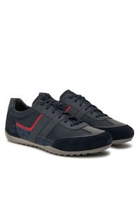 Geox Sneakersy U Wells U45T5A 02211 C4064 Granatowy. Kolor: niebieski. Materiał: materiał