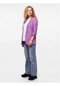 Pieces Marynarka Bosella 17090996 Fioletowy Regular Fit. Kolor: fioletowy. Materiał: syntetyk #6