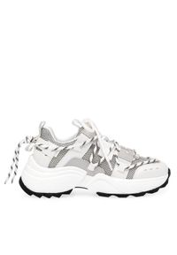 Steve Madden Sneakersy Tazmania Sneaker SM11002419-04005-739 Biały. Kolor: biały. Materiał: skóra