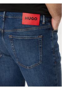 Hugo Szorty jeansowe 634/S 50511307 Niebieski Tapered Fit. Kolor: niebieski. Materiał: bawełna #3