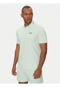EA7 Emporio Armani Polo 7M000184 AF13511 U9060 Niebieski Regular Fit. Typ kołnierza: polo. Kolor: niebieski. Materiał: bawełna