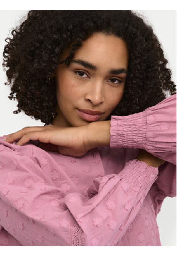 Kaffe Koszula Enya 10509091 Różowy Regular Fit. Kolor: różowy. Materiał: bawełna