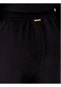 TwinSet - TWINSET Spodnie dresowe 252LI2MDD Czarny Regular Fit. Kolor: czarny. Materiał: bawełna #4
