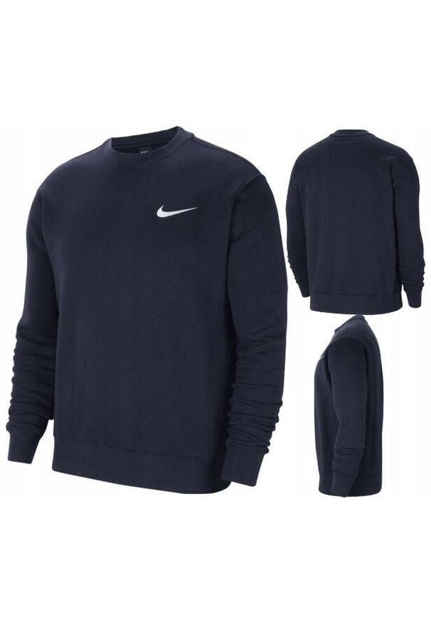 Bluza męska Nike Park 20 Fleece Crew sportowa. Kolor: niebieski