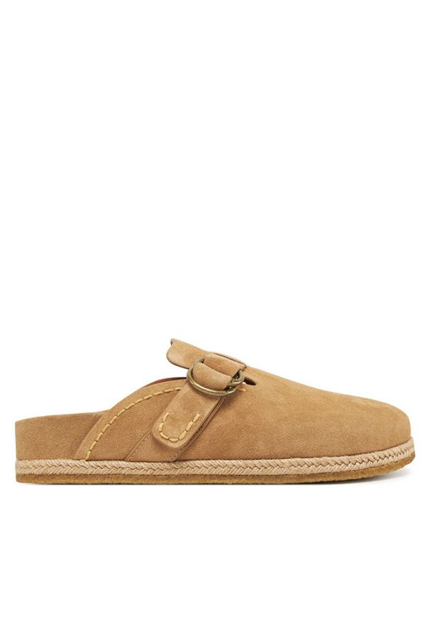 Polo Ralph Lauren Espadryle Turbach 803931273003 Brązowy. Kolor: brązowy. Materiał: skóra, zamsz