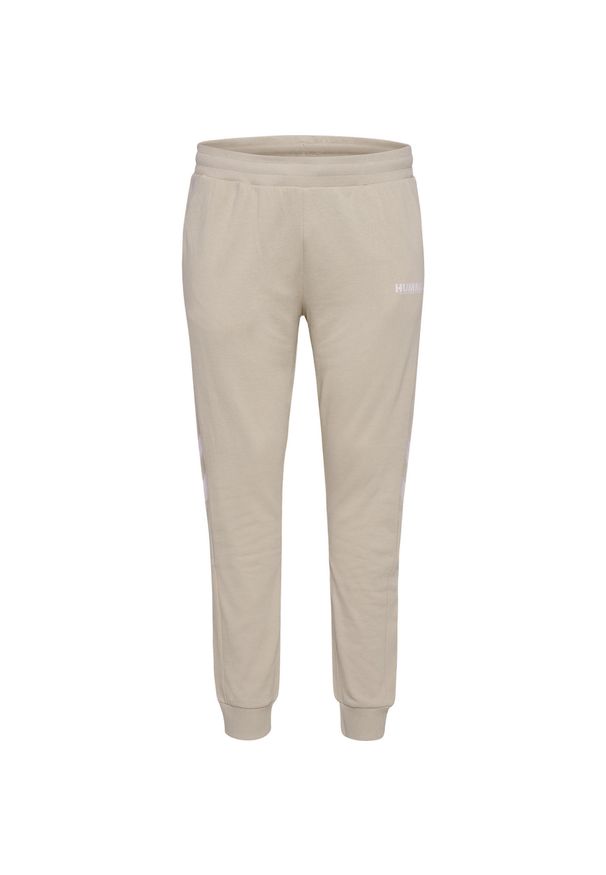 Damskie spodnie dresowe zwężane Hummel Legacy Plus. Kolor: szary. Materiał: dresówka. Sport: fitness