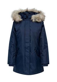 only - ONLY Parka 15300633 Granatowy Regular Fit. Kolor: niebieski. Materiał: syntetyk #7