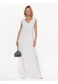 Fabiana Filippi Sukienka letnia ABD273W223 Biały Regular Fit. Kolor: biały. Materiał: wiskoza. Sezon: lato #3