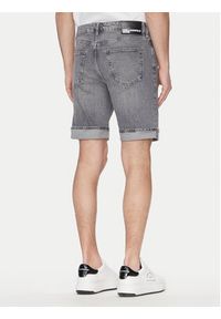 Karl Lagerfeld Jeans Szorty jeansowe A2M10082 Szary Slim Fit. Kolor: szary. Materiał: bawełna #5