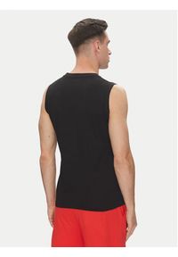 Kappa Tank top Logo Corpo Cadwal 303HZB0 Czarny Regular Fit. Kolor: czarny. Materiał: bawełna #5