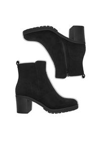 Clara Barson Botki CEO-HL0189101-B03 Czarny. Kolor: czarny. Materiał: materiał